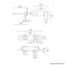 Mint Wall Mount Mixer gallery detail image