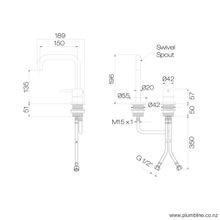 Oli 316 2 Hole Mixer With Linea Handle gallery detail image