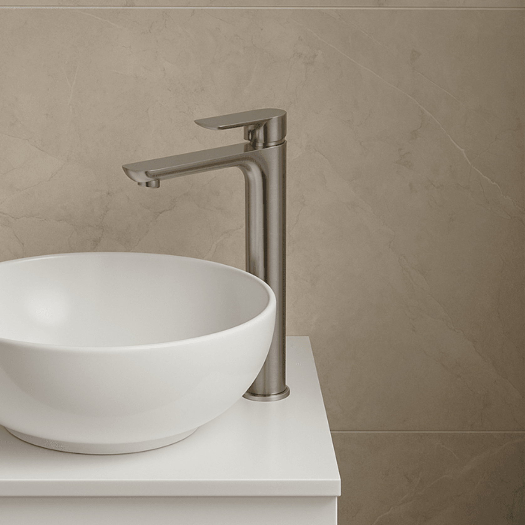 Orza Extended Height Basin Mixer gallery detail image