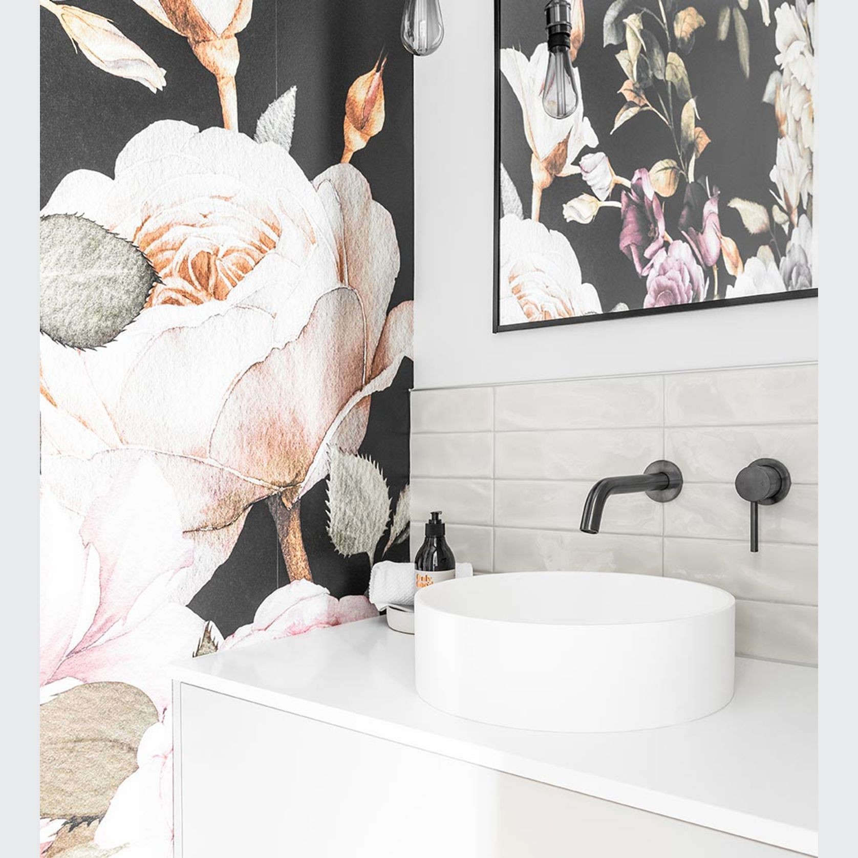 Elysian Minimal Mixer & Spout Set | Brushed Gunmetal gallery detail image