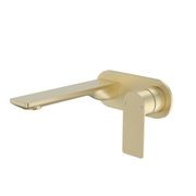 Urbane II Wall Basin/Bath Mixer 180mm Rounded Cover gallery detail image
