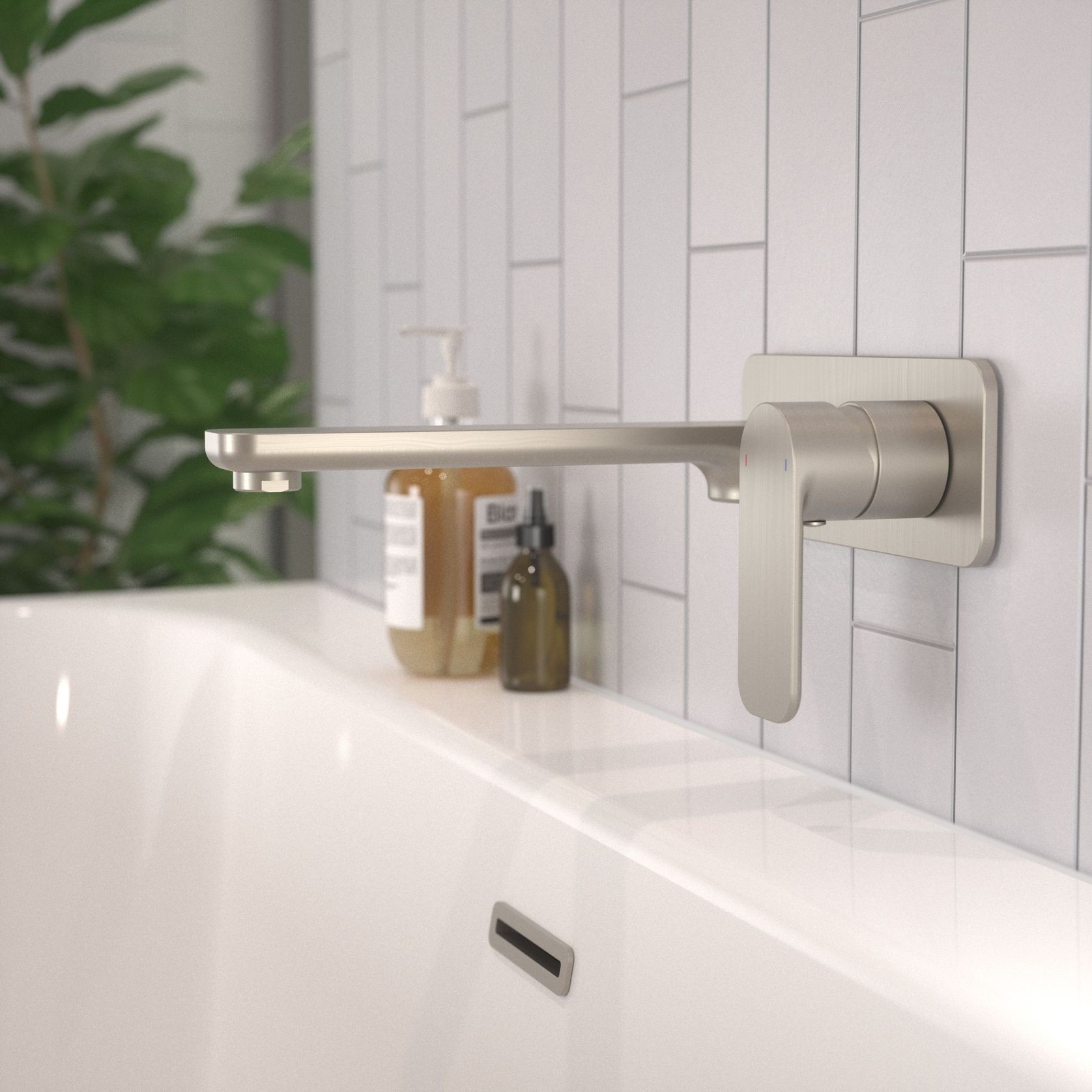 Luna Wall Basin Bath Mixer - Lead Free gallery detail image