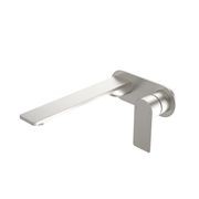 Urbane II Wall Basin/Bath Mixer 220mm Rounded Cover gallery detail image