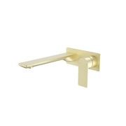 Urbane II Wall Basin/Bath Mixer 220mm Rectangular Cover gallery detail image