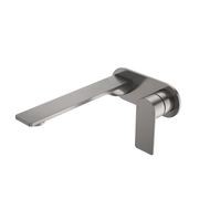 Urbane II Wall Basin/Bath Mixer 220mm Rounded Cover gallery detail image