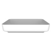 Carre Basin (With Tray) 550mm Gloss White gallery detail image