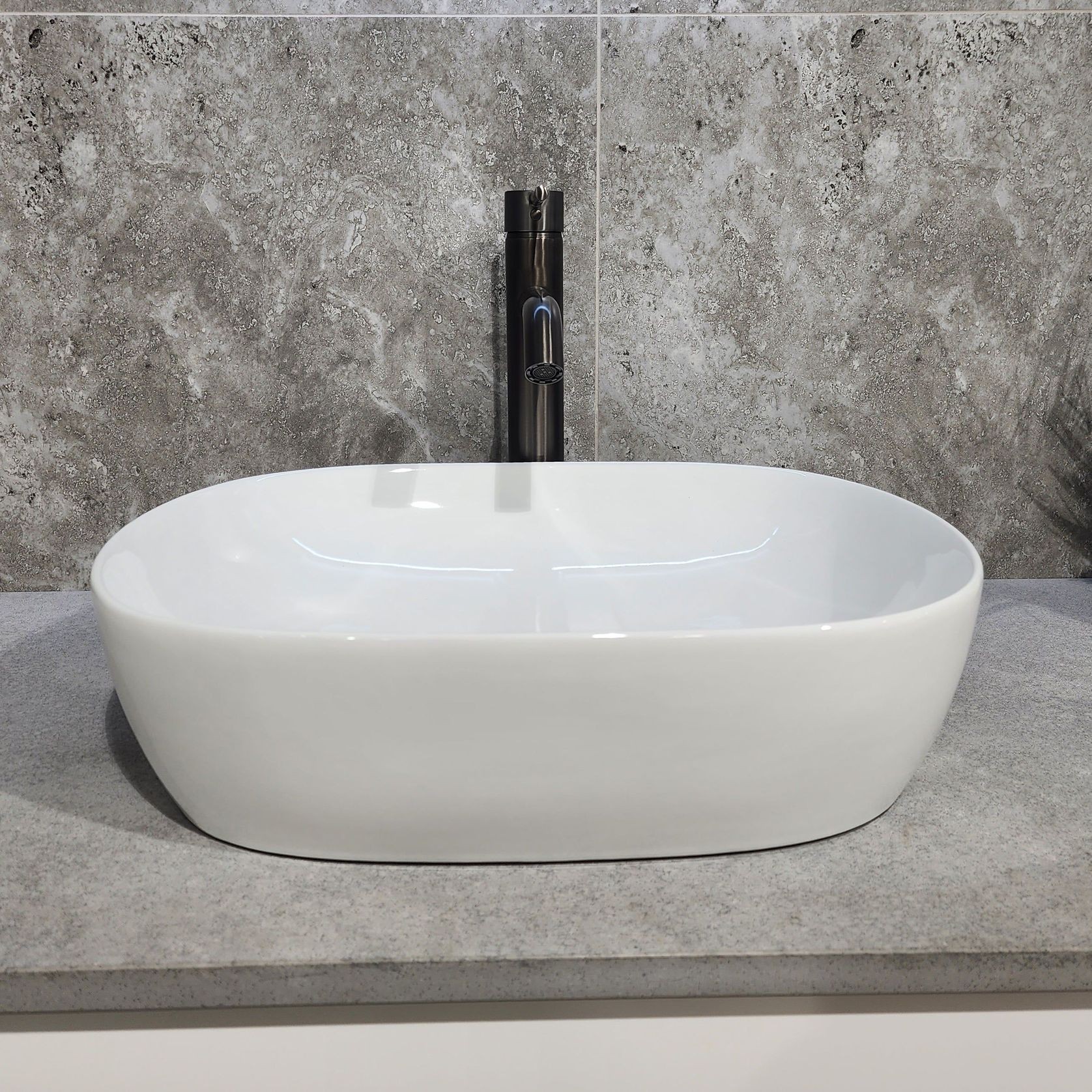 Code Pure Oval 470 Ceramic Vessel Basin Range gallery detail image