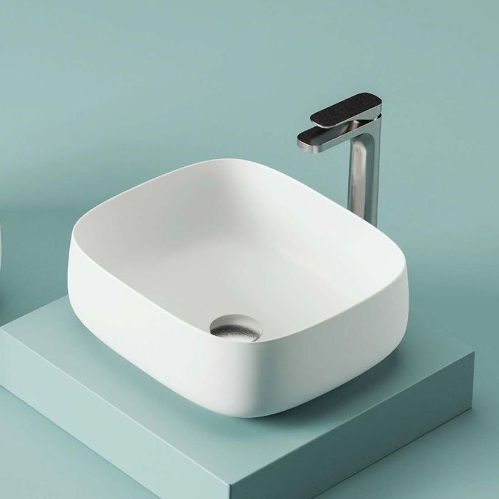 Art Ceram | Cognac Quadro Basin gallery detail image