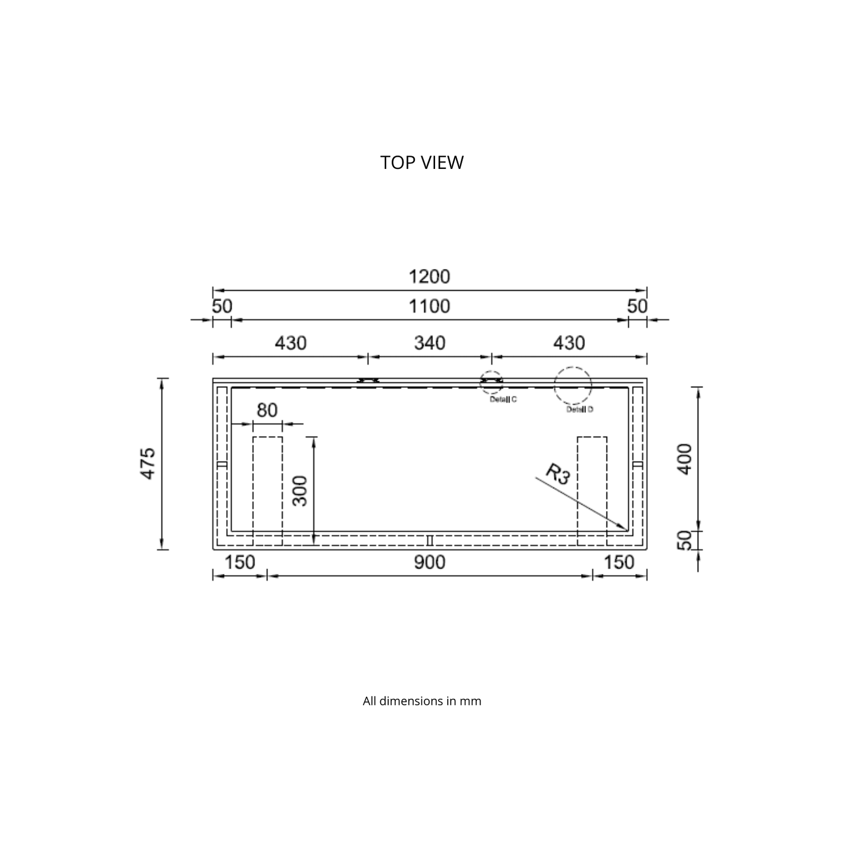 Corian® Washplane 3222 gallery detail image