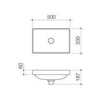 Urbane II Inset Basin No Tap Landing NOF gallery detail image