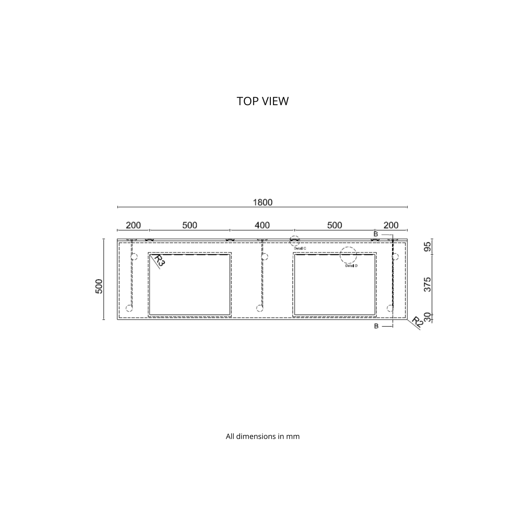 Corian® Washplane 5222 gallery detail image