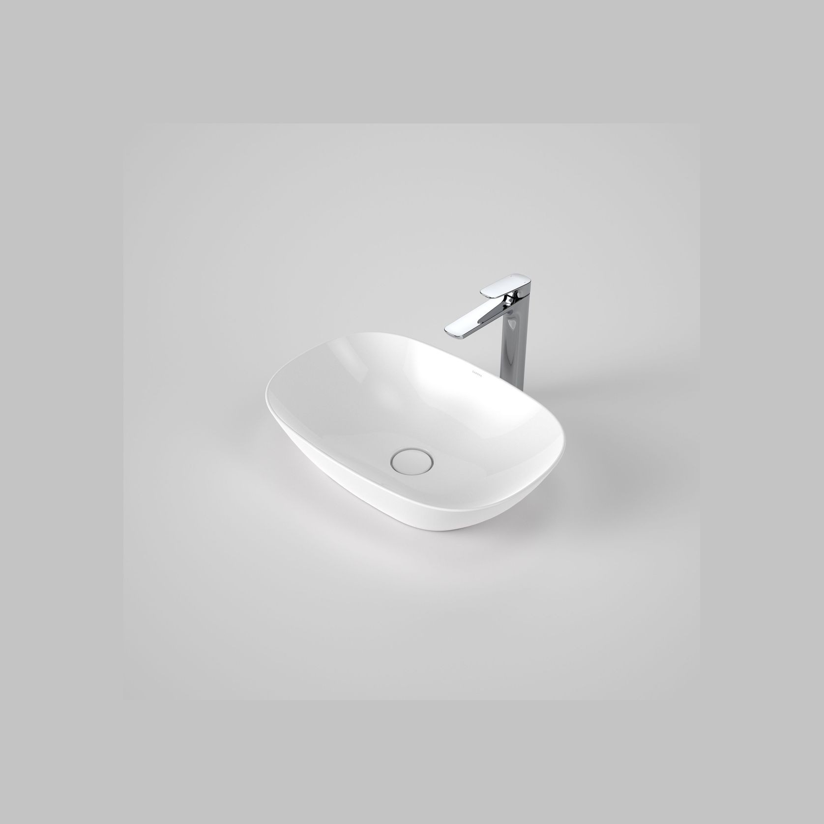 Contura II 530mm Above Counter Basin  | White gallery detail image