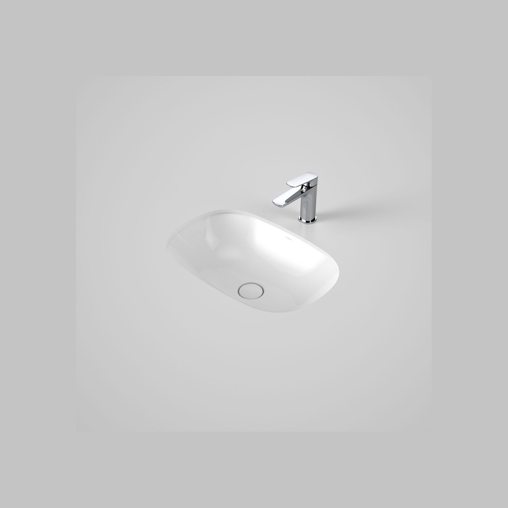 Contura II Undercounter Basin  | White gallery detail image