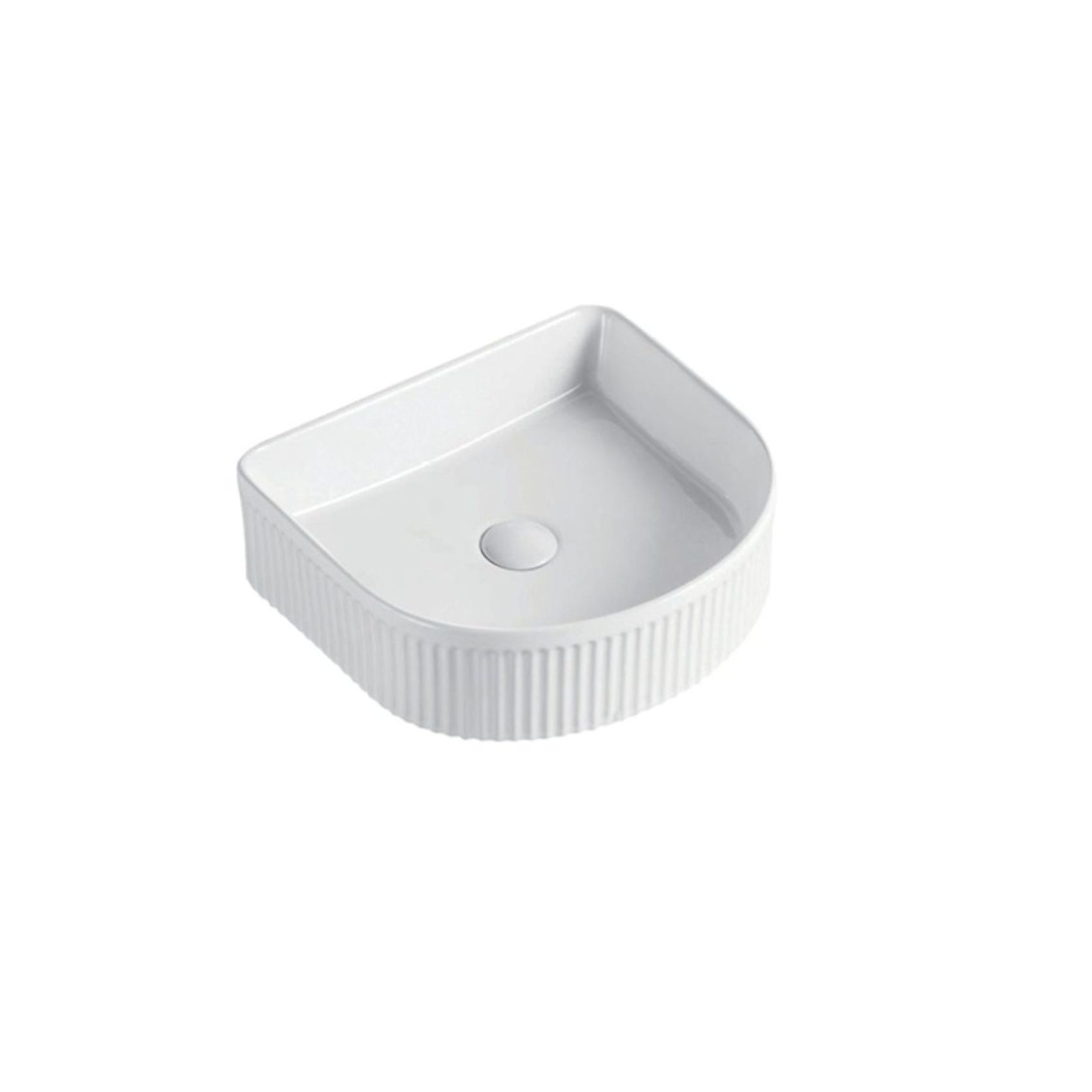 Linea Fluted Above Counter Basin gallery detail image