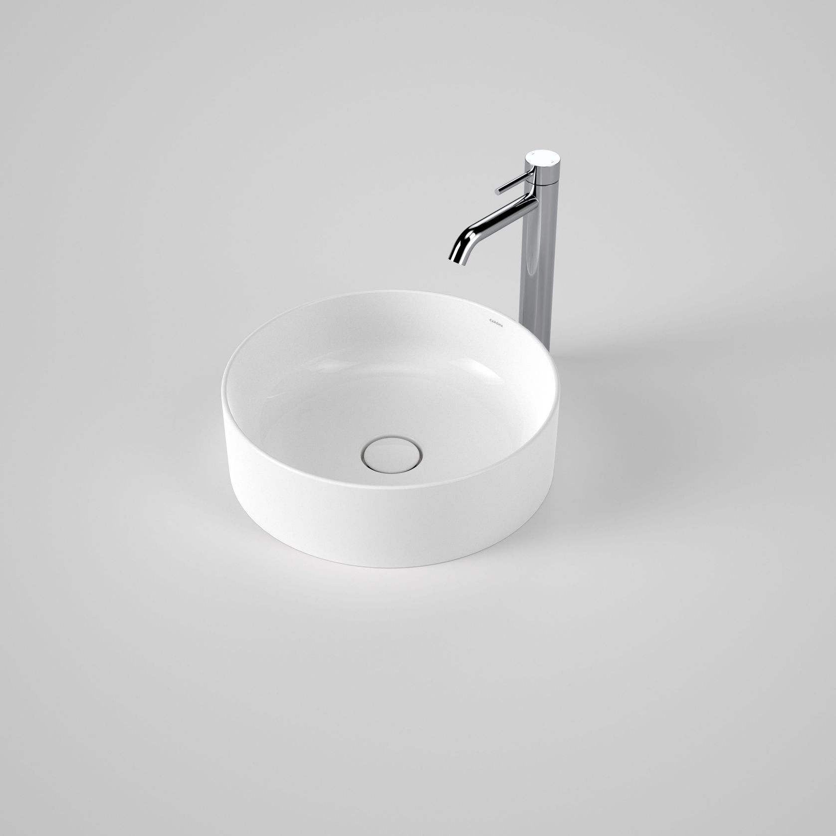 Liano II 400mm Round Above Counter Basin - White gallery detail image