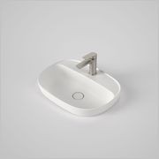 Contura II 530mm Inset Basin with Tap Landing (1 Tap H) gallery detail image