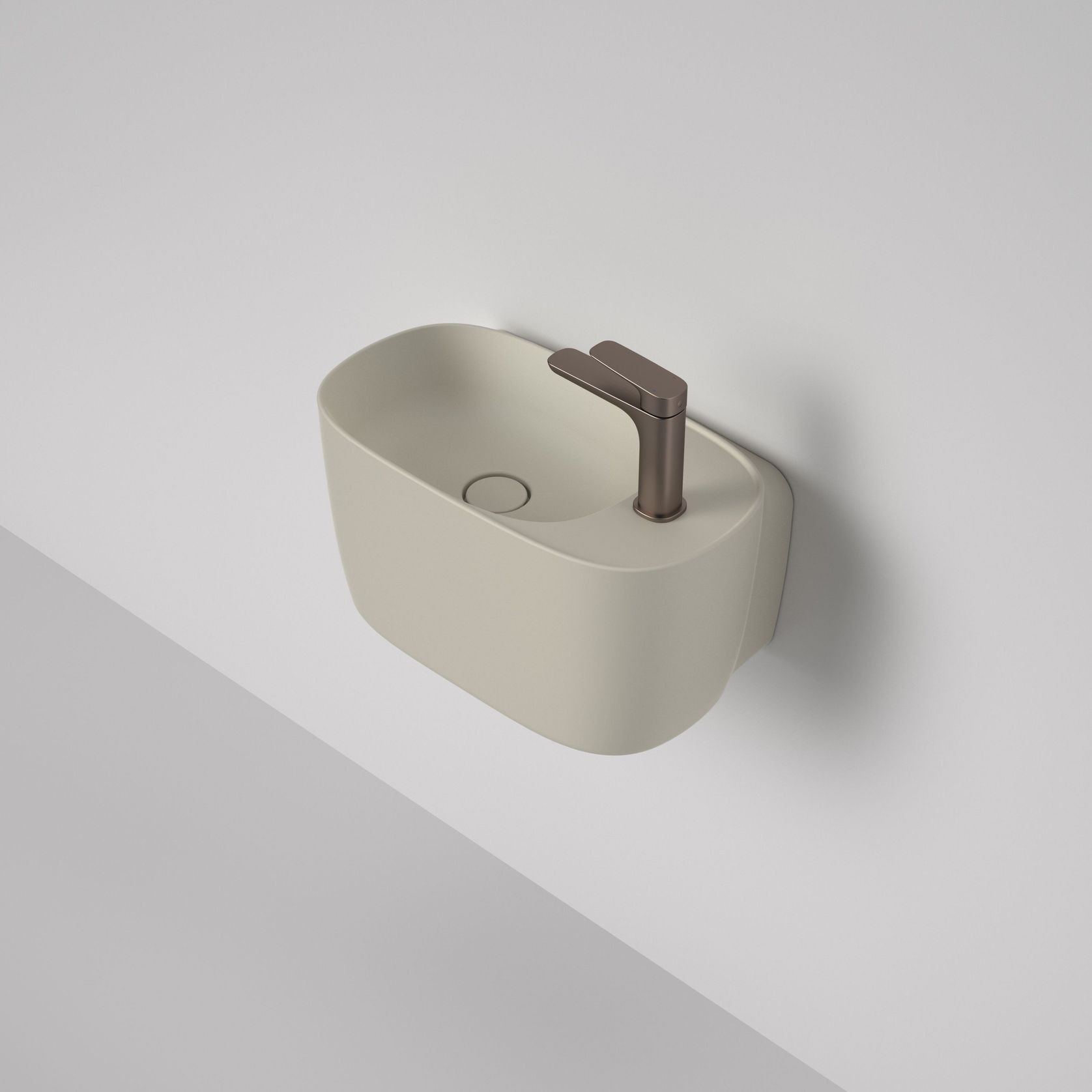 Contura II Hand Wall Basin (1 Tap Hole) gallery detail image