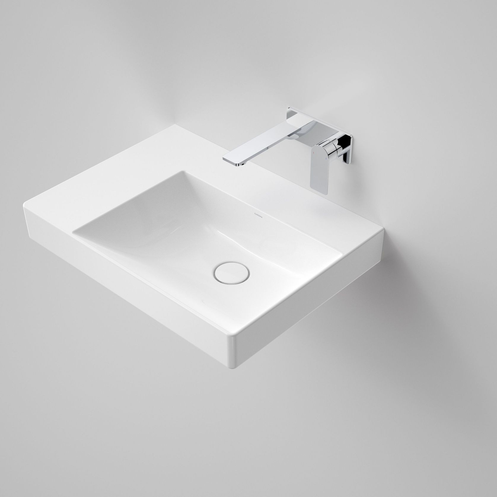 Urbane II Left Hand Shelf Wall Basin gallery detail image
