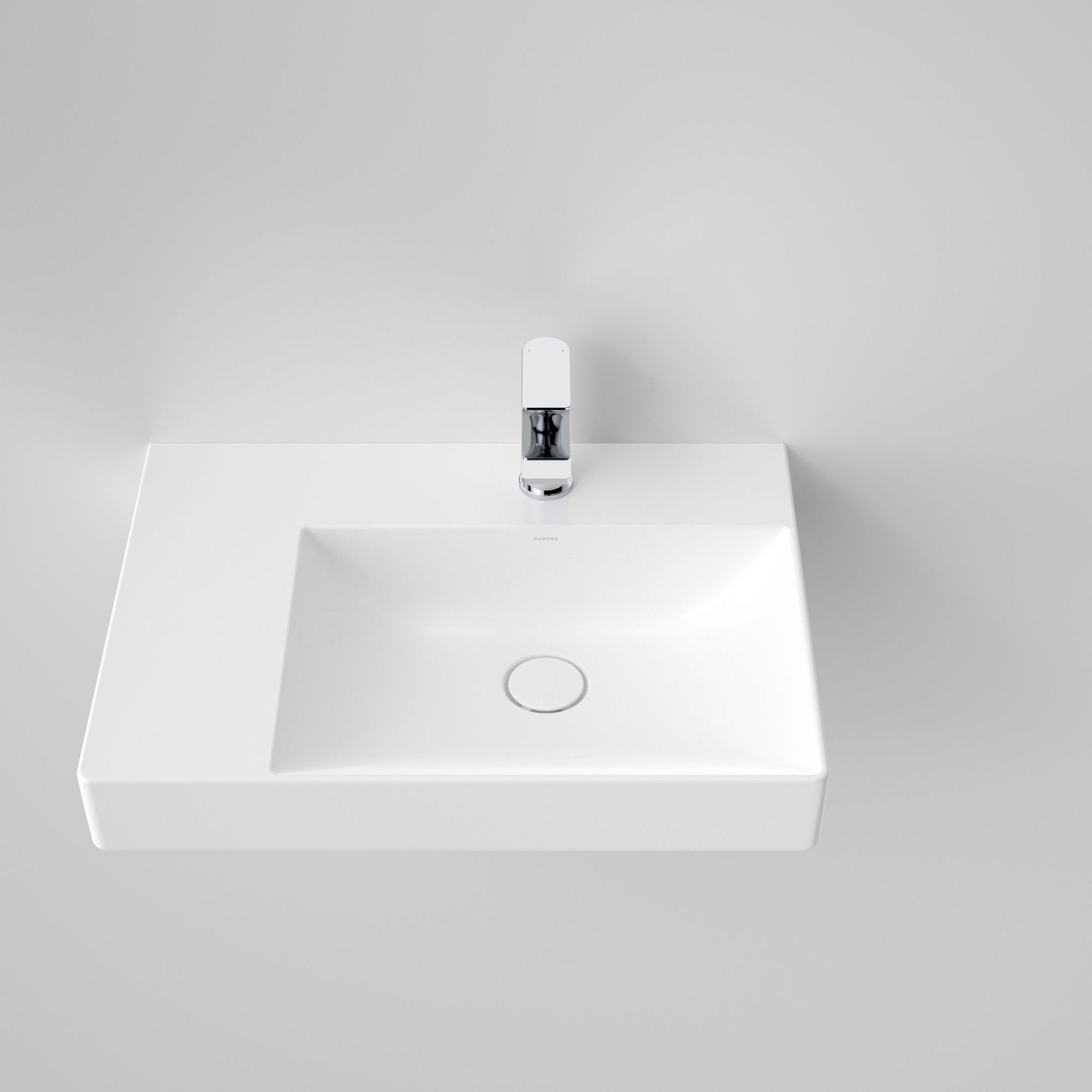 Urbane II Left Hand Shelf Wall Basin gallery detail image