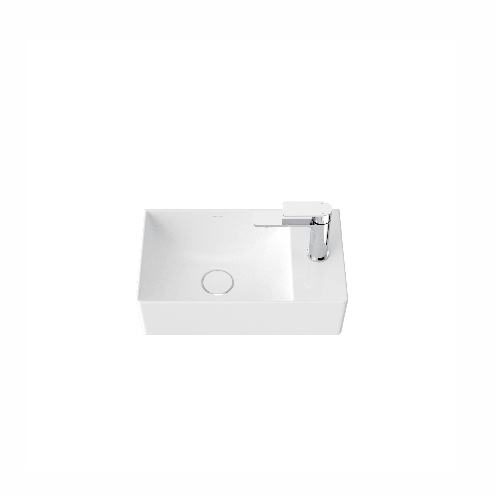 Urbane II Hand Wall Basin 1TH NOF gallery detail image