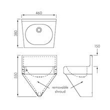 KWC Franke S/S Medium Duty Security Wash Basin gallery detail image