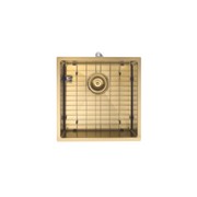 Aspen PVD 400mm Single Kitchen Sink Brushed Brass gallery detail image