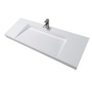 Ramp Basin Wall Hung Matte White 1524mm B6060 gallery detail image