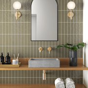 Elementi Bare Concrete Square Vessel Basin gallery detail image