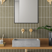 Elementi Bare Concrete Square Vessel Basin gallery detail image