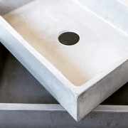 Elementi Bare Concrete Square Vessel Basin gallery detail image
