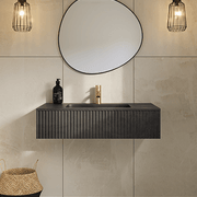 Bare Fluted Wall Basin gallery detail image