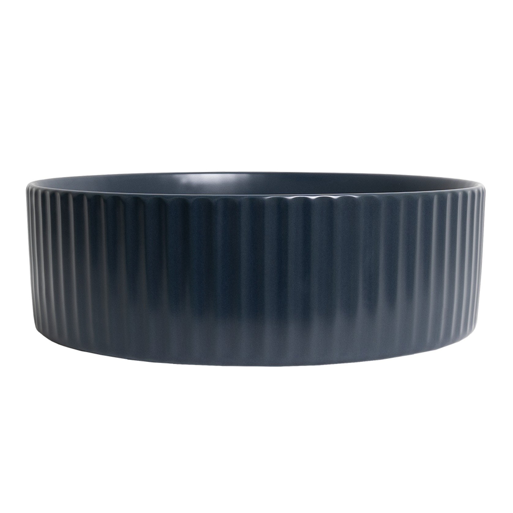 Camilla Fluted Matte Blue Basin gallery detail image