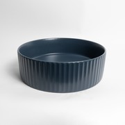 Camilla Fluted Matte Blue Basin gallery detail image