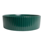 Camilla Fluted Matte Green Basin gallery detail image