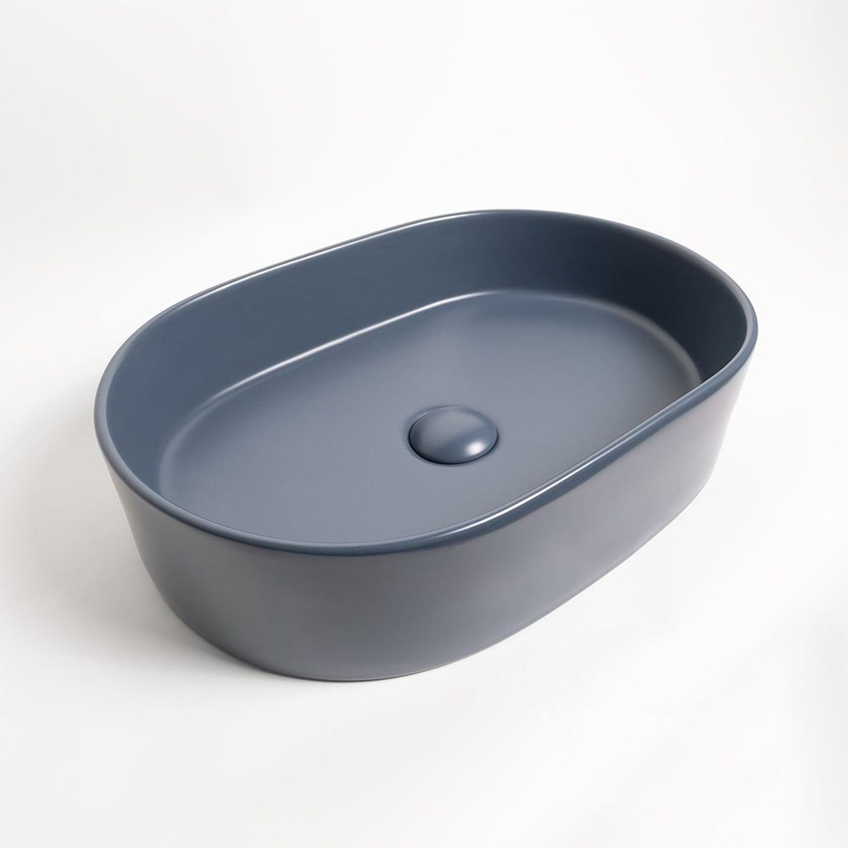 Petra Pill Matte Blue Basin gallery detail image