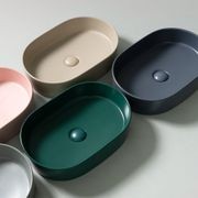 Petra Pill Matte Blue Basin gallery detail image