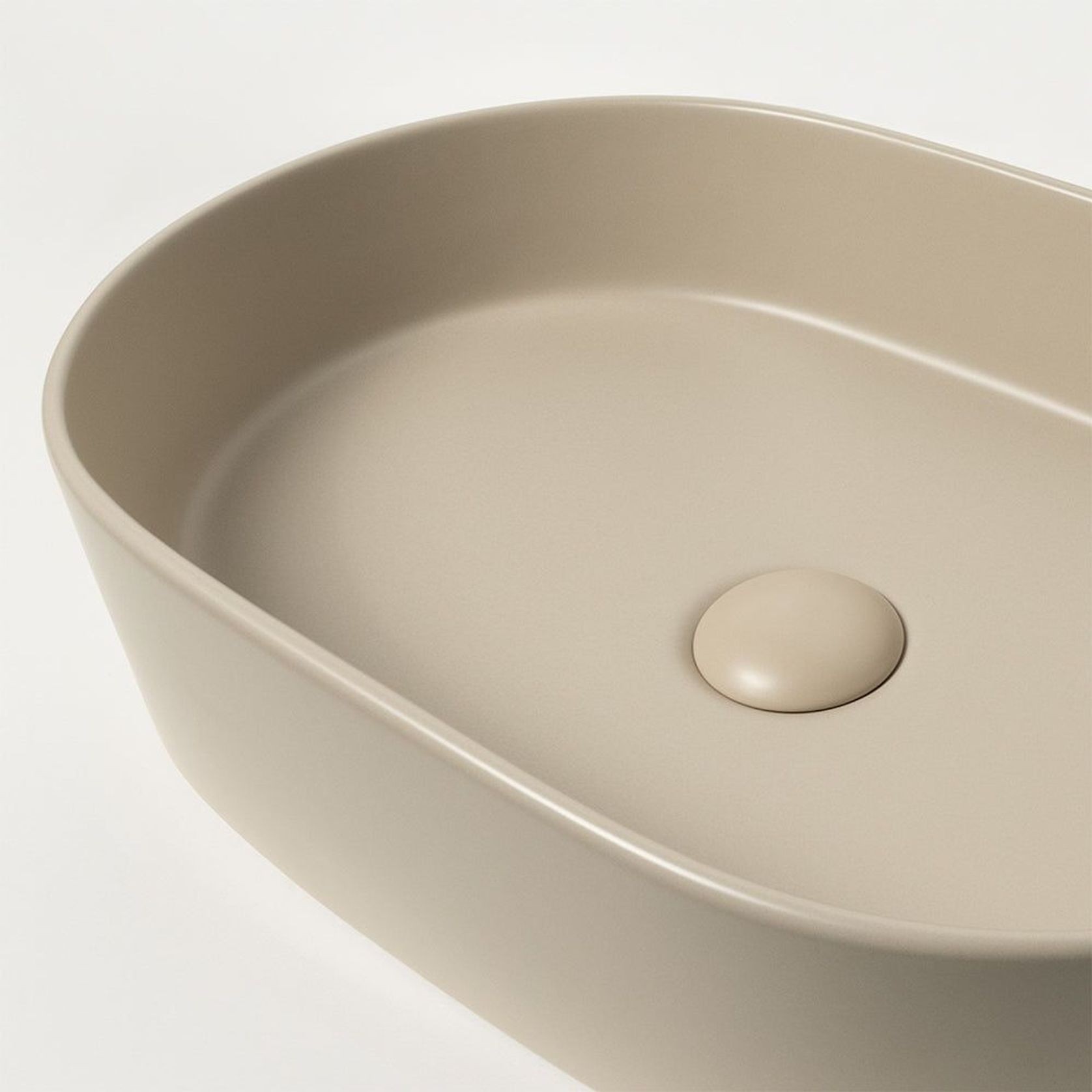 Petra Pill Matte Ecru Sand Basin gallery detail image