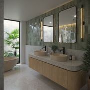 Petra Pill Matte Ecru Sand Basin gallery detail image
