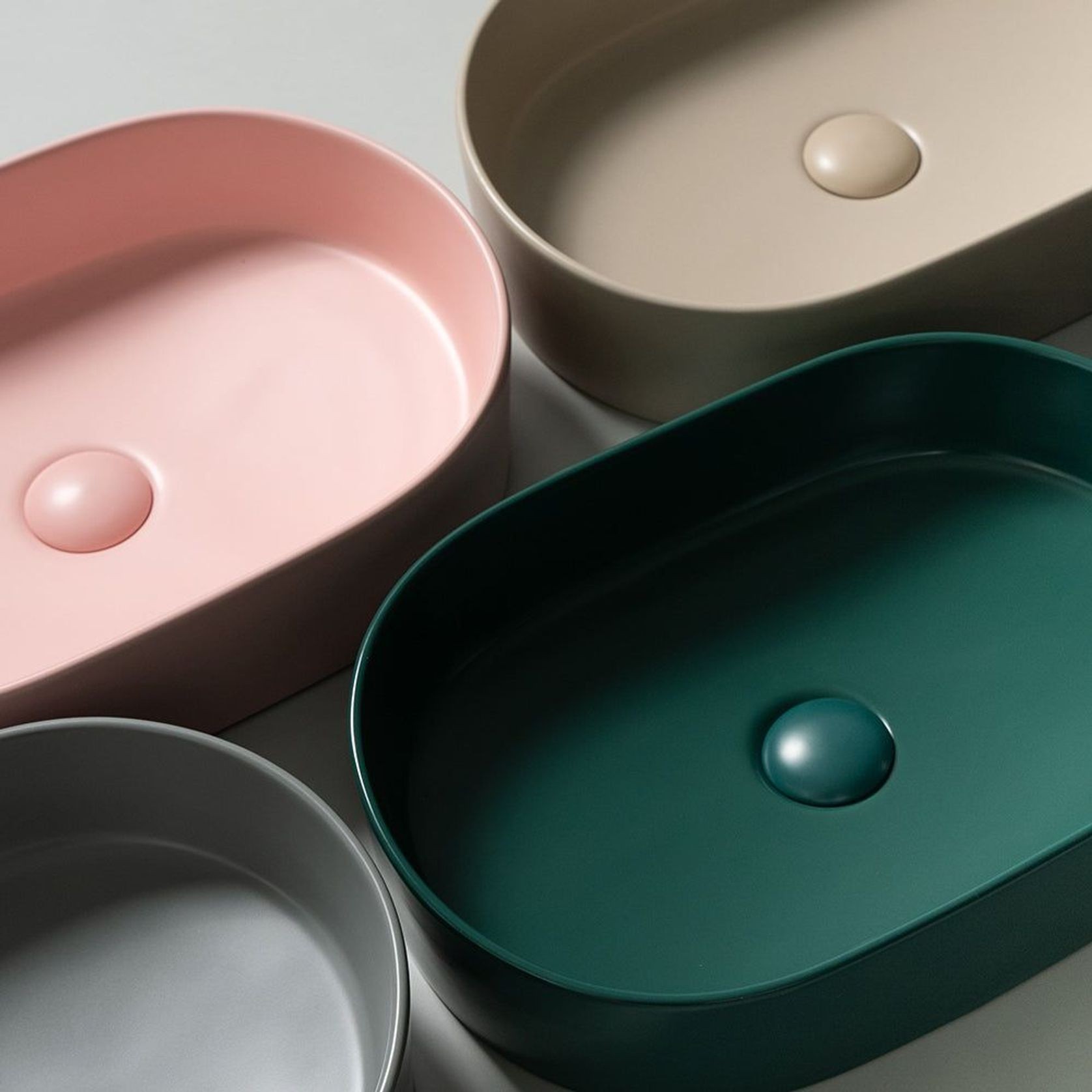 Petra Pill Matte Green Basin gallery detail image