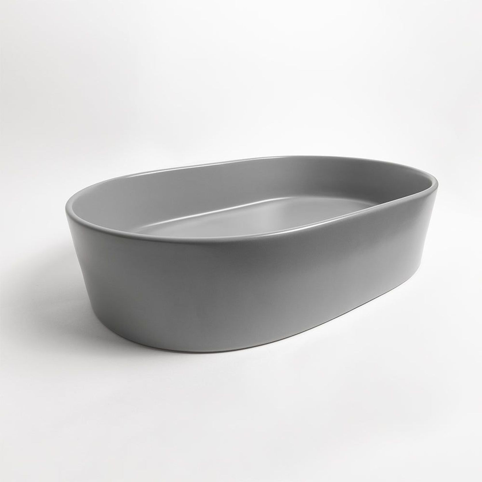 Petra Pill Matte Grey Basin gallery detail image