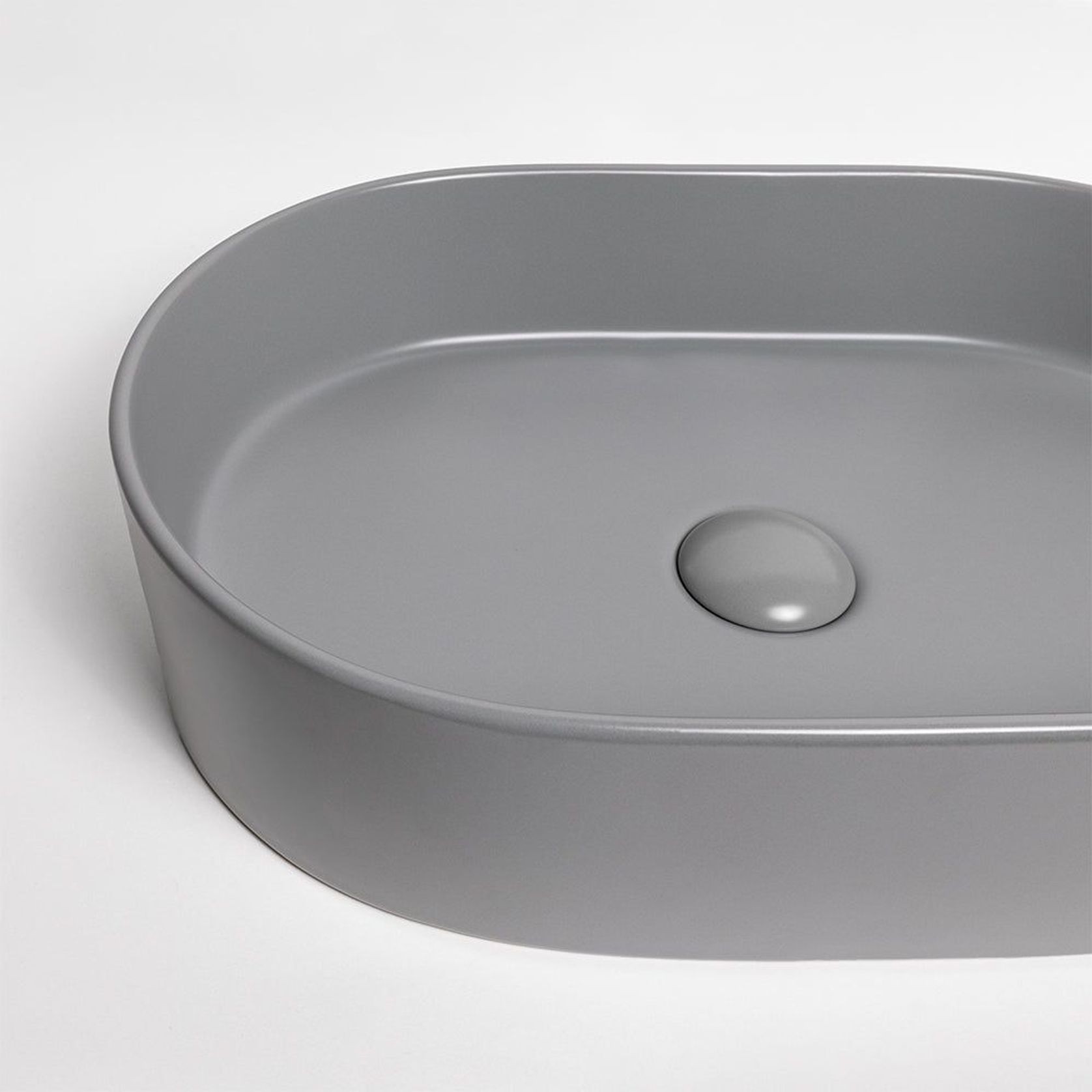 Petra Pill Matte Grey Basin gallery detail image