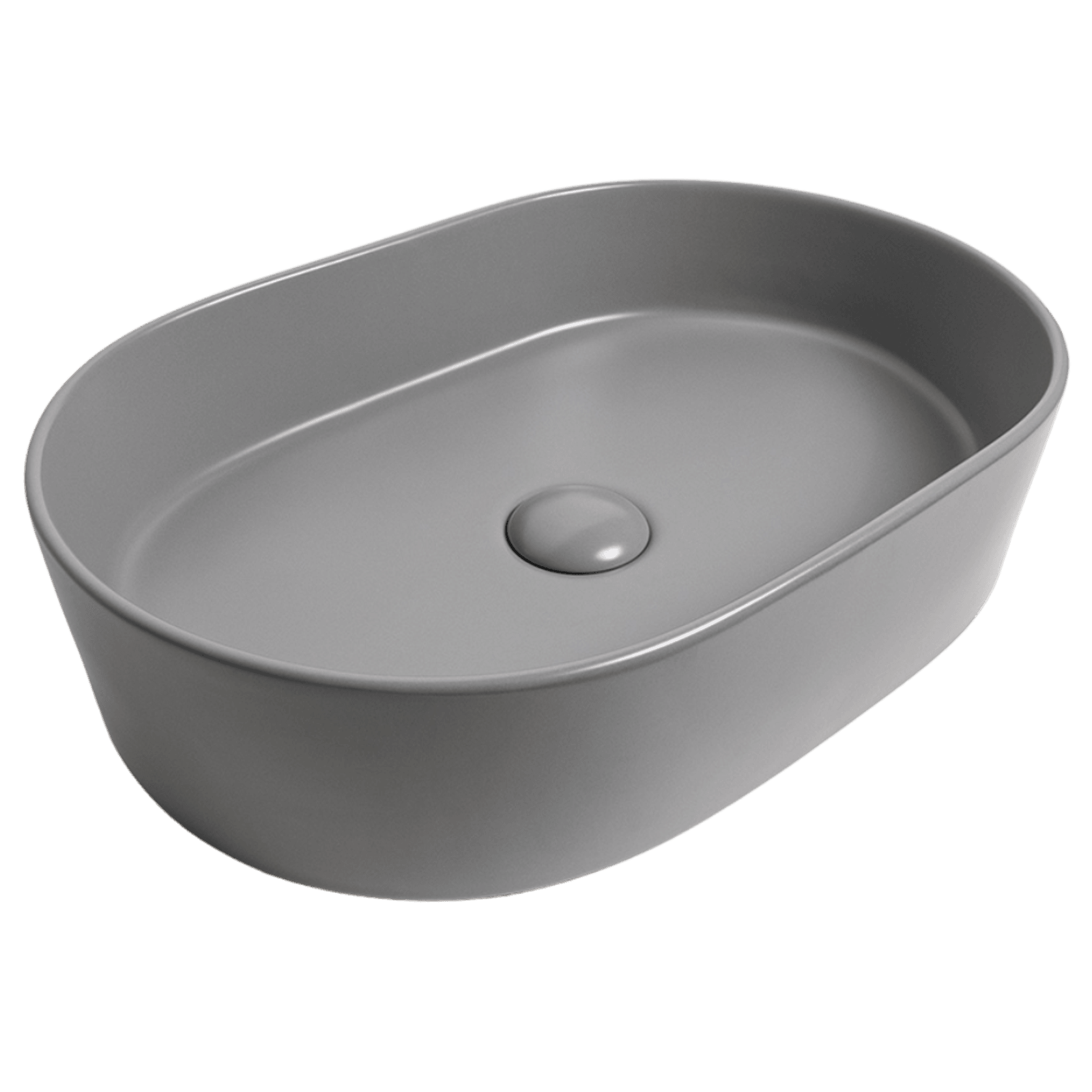 Petra Pill Matte Grey Basin gallery detail image