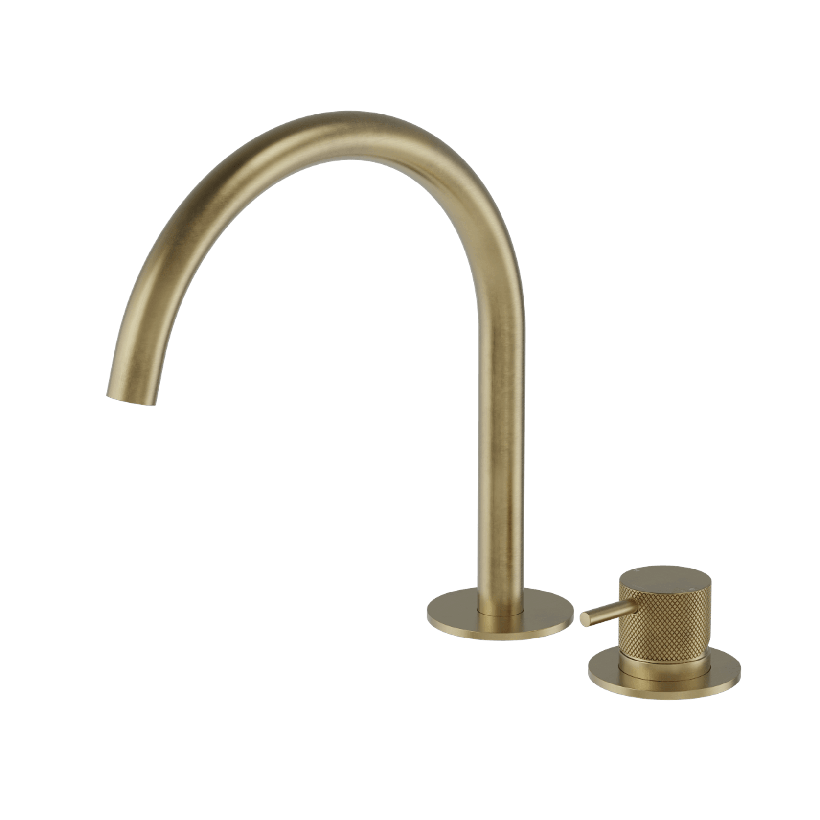 Buddy X 2 Hole Basin Mixer Swivel Spout gallery detail image