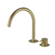 Buddy X 2 Hole Basin Mixer Swivel Spout gallery detail image
