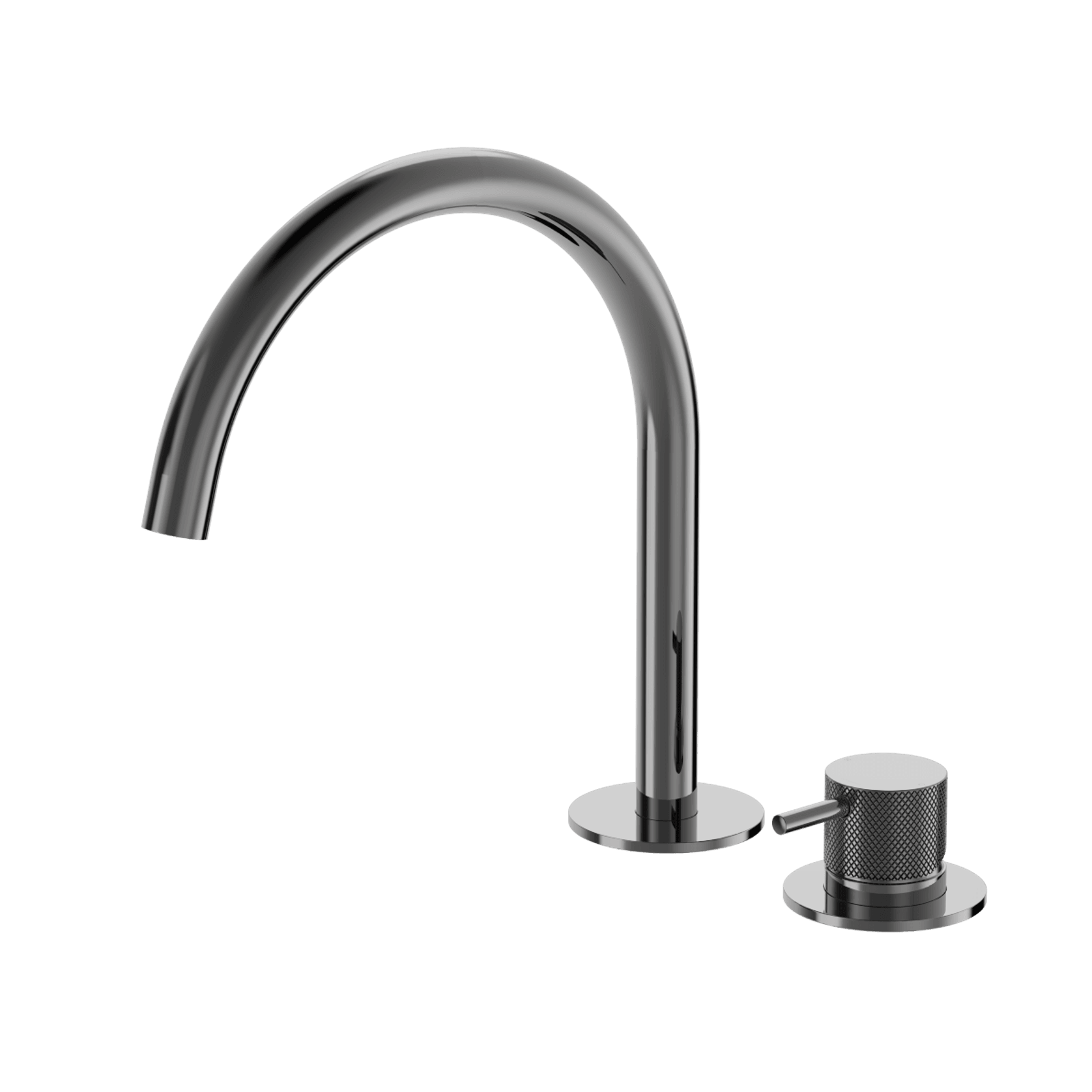 Buddy X 2 Hole Basin Mixer Swivel Spout gallery detail image