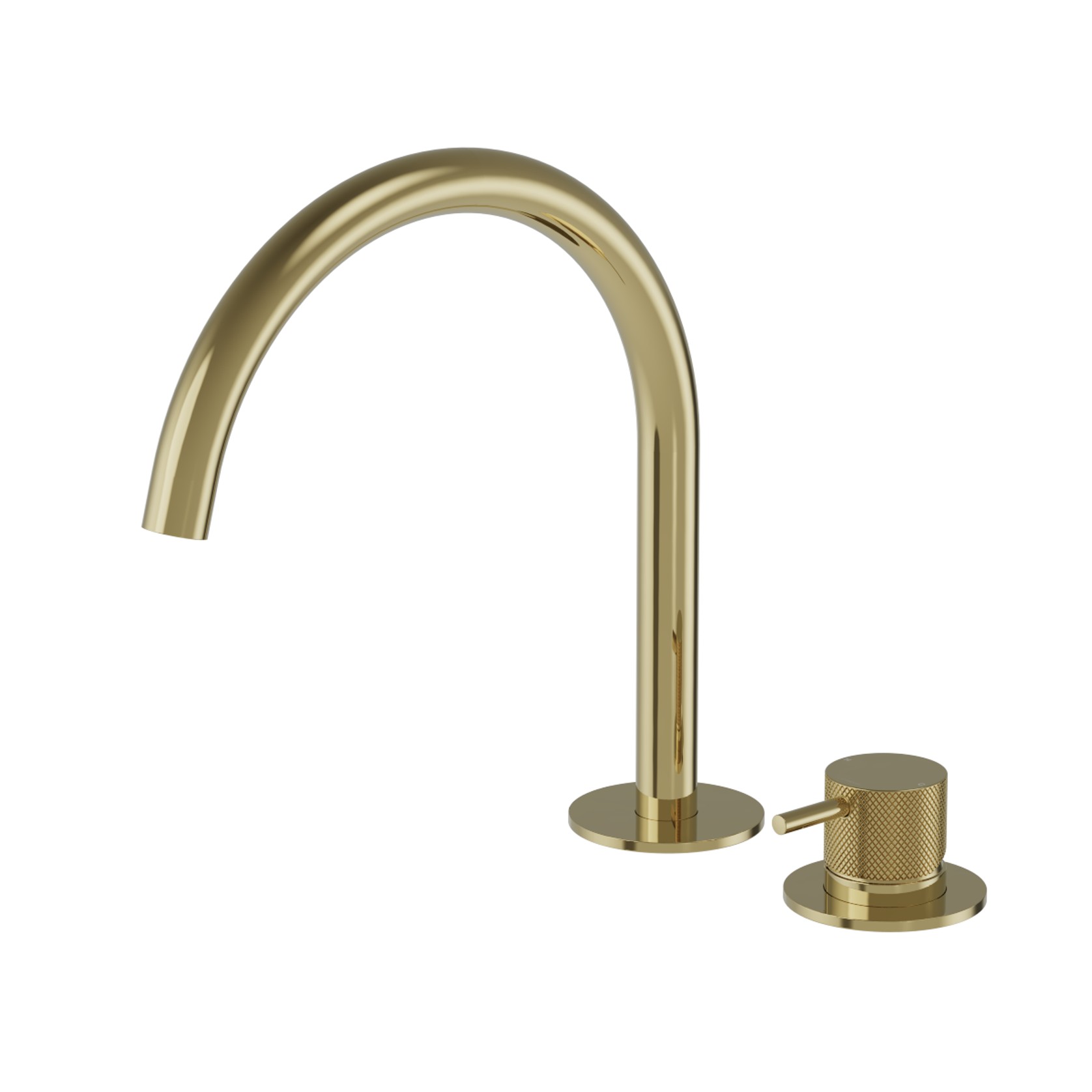 Buddy X 2 Hole Basin Mixer Swivel Spout gallery detail image