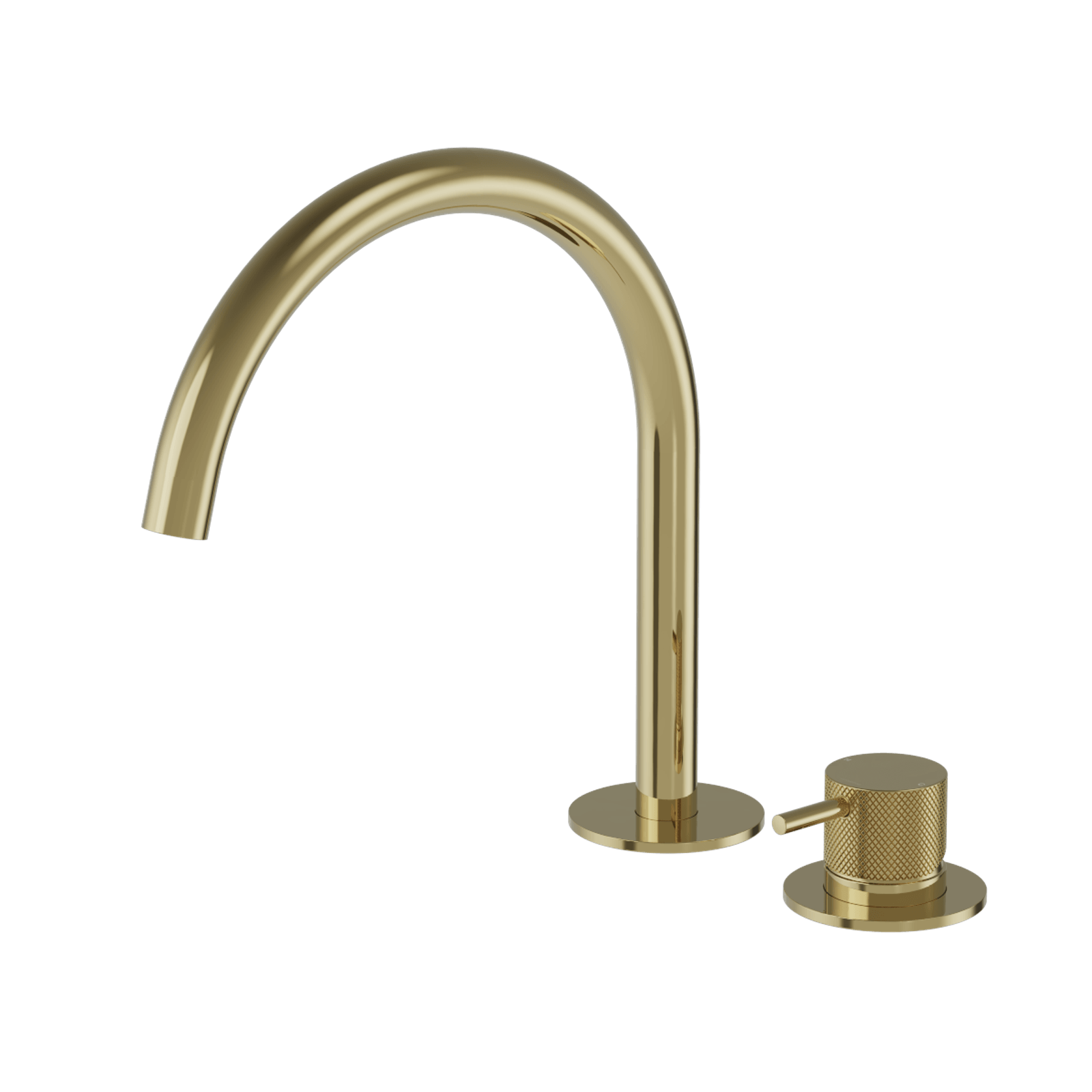 Buddy X 2 Hole Basin Mixer Swivel Spout gallery detail image