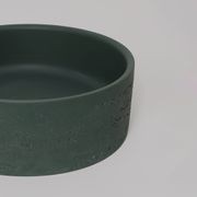 Alma Amos Circle Rustic Concrete Basin Forest Green gallery detail image