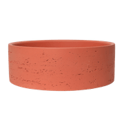 Alma Amos Circle Rustic Concrete Basin Terracotta gallery detail image