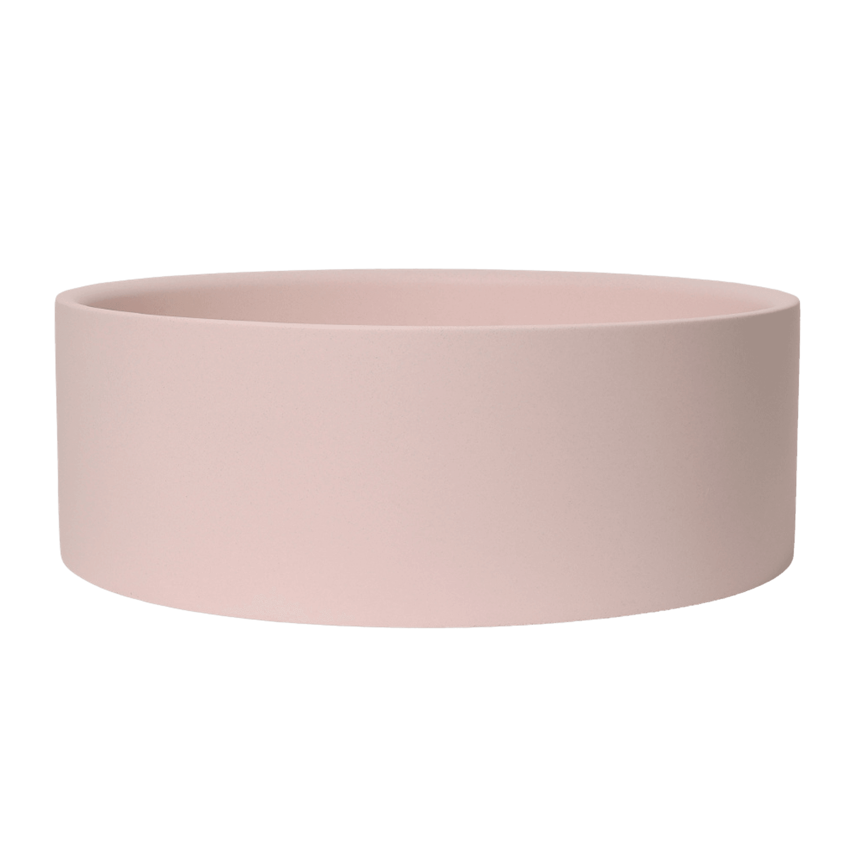 Alma Solara Circle Concrete Basin Champagne Pink gallery detail image